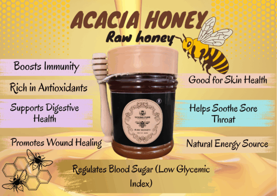 100% Pure Acacia Honey (خالص اکیسیا شہد)– Sourced from the Forests of KPK - Image 4