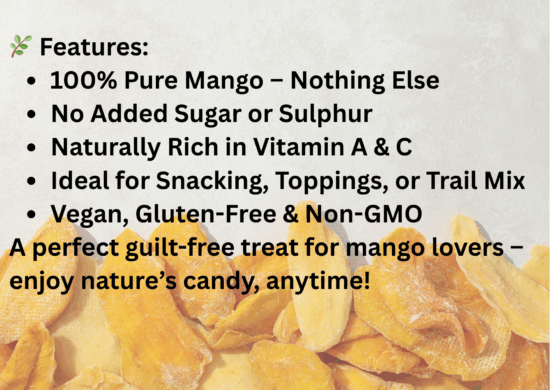 100% Natural Dehydrated Mango Slices – No Sugar, No Preservatives - Image 4