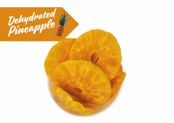 100% Dehydrated Pineapple Rings – Naturally Sweet, No Sugar Added | Tropical Dried Fruit Snack