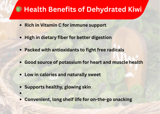 100%Dehydrated Kiwi Slices – No Sugar Added | Tangy & Nutrient-Rich Dried Fruit Snack - Image 3